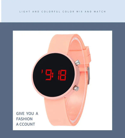Fashion Digital Watch for Women Simple Men's LED Wrist Watch  Silicone Strap Casual Sports Ladies Watch Clock Gift Reloj Mujer NovaCart