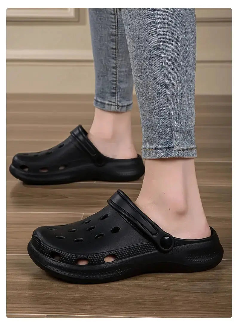 Summer Men Clogs Sandals Men's and Women's Leisure Slippers Beach Slides Home Garden Shoes Outdoor Sandals Plus Size 46 47 48 NovaCart