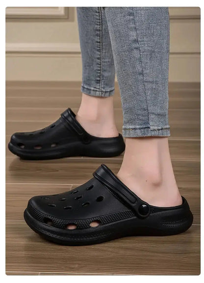 Summer Men Clogs Sandals Men's and Women's Leisure Slippers Beach Slides Home Garden Shoes Outdoor Sandals Plus Size 46 47 48 NovaCart