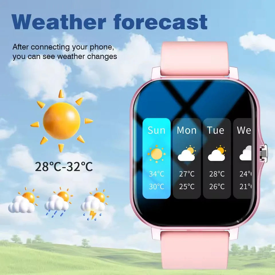 Ola Esporte New Outdoor Sports Smart Watch 2026 BT Call Heart Rate Take Photo Weather Sleep Monitor Waterproof Smartwatch HW12 NovaCart