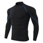 Men Compression Long Sleeve T Shirt Sportswear Male Skinny Tshirt Elastic Track Tracksuit Clothing Gyms Fitness T-shirt For Men NovaCart