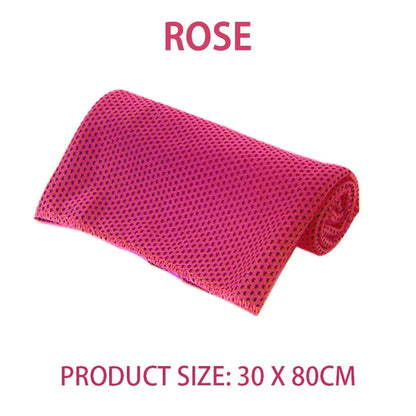 Cooling Towel Breathable Chilly Towel Sports Towel With Storage Box Yoga Towel Gym Towel for Indoor & Outdoor Activities Pi-Mart