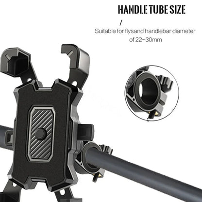 Universal Waterproof Bicycle Phone Holder Adjustable Clamp for Motorcycles Cycling Accessories Bike Rearview Mirror Mount Pi-Mart