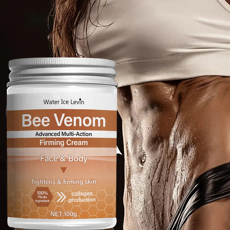 Bee Venom Firming Abdominal Cream - Plant-Based, Moisturizing and Moisturizing Contains Hyaluronic Acid Suitable for All Skin Types, Gentle for Sensitive Skin, Turmeric Skin Care NovaCart