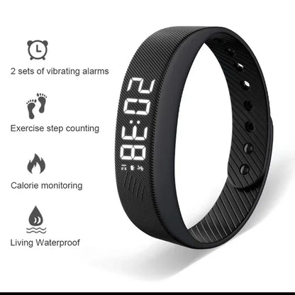 LED Digital Smart Bracelet Vibrating Alarm Clock Waterproof Clock SmartPursue™
