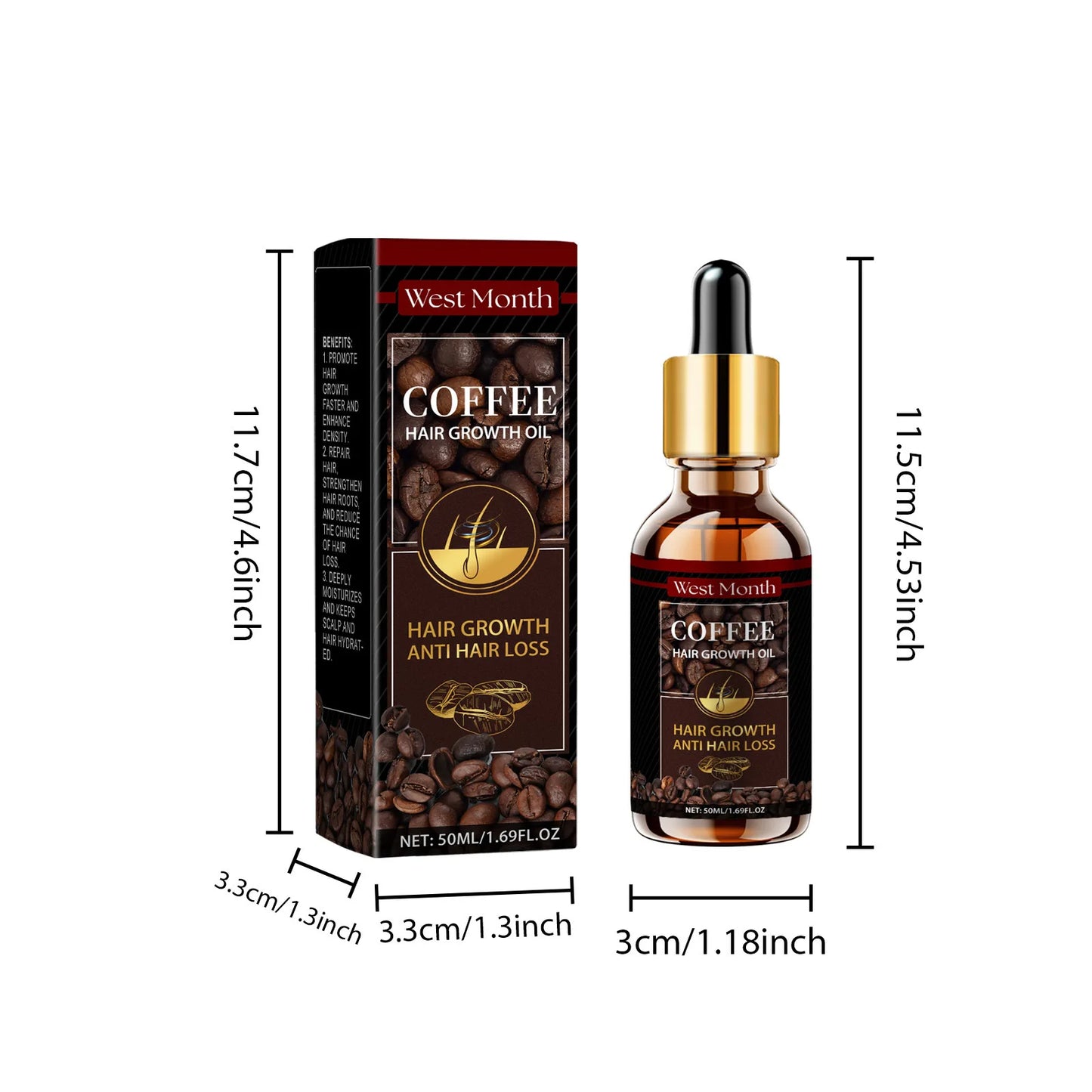 Hair Care Essential Oils Moisturize and Repair Dry and Frizzy Hair, Leaving It Shiny, Smooth, and Nourishing The Scalp