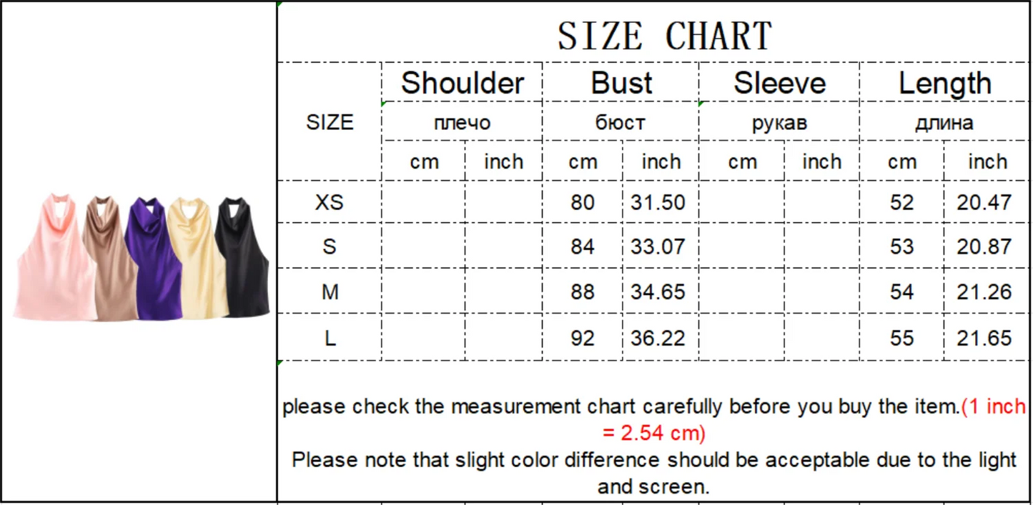 Sexy Elegant Halter  Backless High Solid Halter Neck Tops