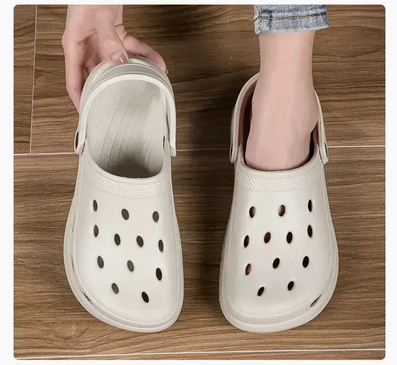 Summer Men Clogs Sandals Men's and Women's Leisure Slippers Beach Slides Home Garden Shoes Outdoor Sandals Plus Size 46 47 48 NovaCart