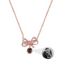 Customized Photo Bow Projection Memory Necklace
