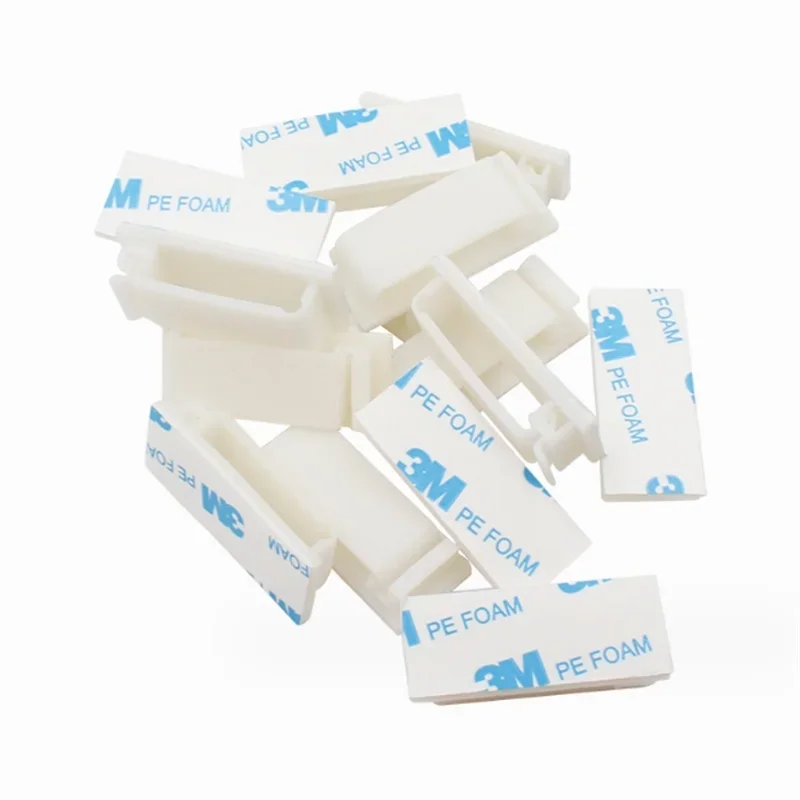 Cable Fixing Clip Cable Wire Sorting Buckle Chassis Organizer 19*47 Black and White Organizer Pi-Mart