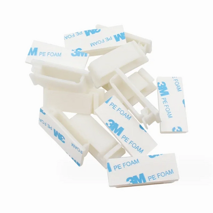 Cable Fixing Clip Cable Wire Sorting Buckle Chassis Organizer 19*47 Black and White Organizer Pi-Mart