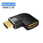 MIZIQIER 8K HDMI 2.1 Adapter 90 270 Degree Male to Female, 8k60Hz 4k120Hz,48Gbps,Compatible PS5/4, HDTV, Roku, TV Stick, PC Pi-Mart