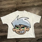 Chic American Anime Cartoon Street Hip-hop Cotton Men's Fashion Loose T-shirt Graphic T Shirts Streetwear Harajuku Unisex NovaCart