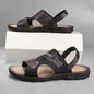 Leather Sandals For Men Summer Fashion Beach Shoes Male Trend Men's Casual Slippers Non-slip Open-toe Sandals Shoes Male NovaCart