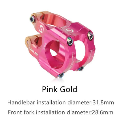 MTB Road Bike Stem CNC Mountain Bicycle Bridge Short Power 31.8mm High Strength Climbing Riser Pi-Mart