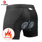 X-TIGER Men's Cycling Underwear with 5D Gel Cushioned MTB Boxer Cycling Shorts Road Cycling Underwear Cycling Equipment Pi-Mart