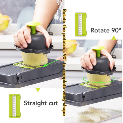 Vegetable Chopper Multifunctional Grater Cutter Kitchen Accessories Manual Fruit Slicer Potatos Shredders Cheese Onions Slicers NovaCart