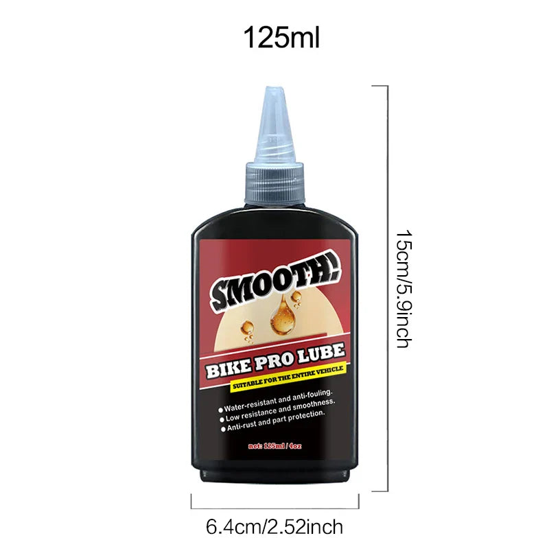 125ml Bicycle Special Lubricant MTB Road Bike Mountain Bike Lube Chain Oil for Fork Flywheel Chain Cycling Accessories Pi-Mart