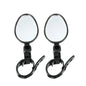 1/2PCS Bicycle Rearview Mirror 360 Degree Adjustable Rotatable Universal Cycling Handlebar Rear View Mirrors for MTB Road Bike Pi-Mart