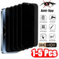 1-5PCS Anti Peep Privacy Tempered Glass For iPhone 12 13 14 15 Pro Max 16 17 Anti Spy Screen Protector NovaCart