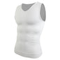 Men's Body Shaper Slimming Shirt V Neck Tummy Vest Compression Base Layer Slim Muscle Tank Top Shapewear NovaCart