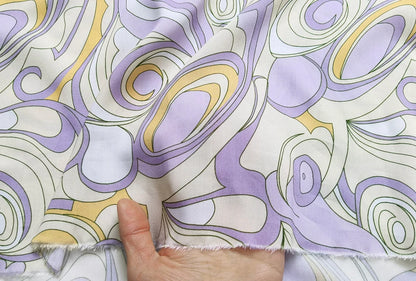 1 meter X 1.4 meter Geometric Patchwork Dress Fabric Soft Viscose Material