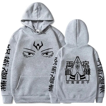 Hoodies New Japanese Anime Graphic Printing Sweatshirts for Men Womnen Hip Hop Casual Autumn Winter Fleece Streetwear Tops NovaCart