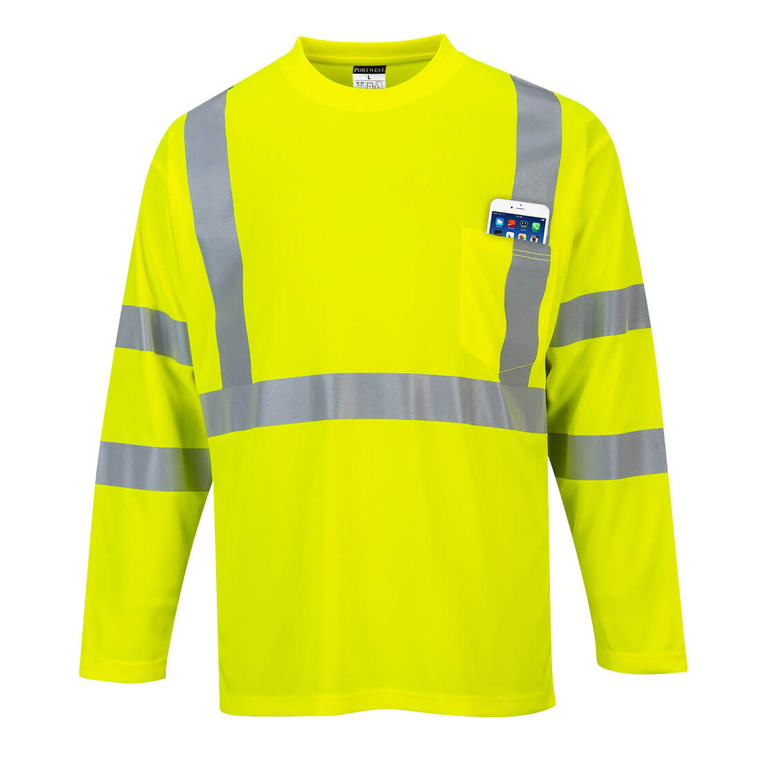 Hi Vis Pocket Long Sleeve Reflective Armed American Supply