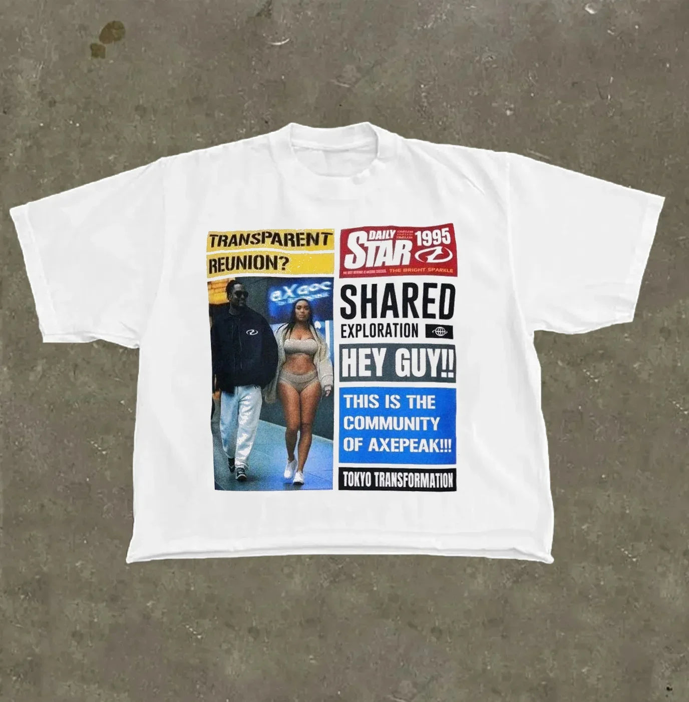 Y2k Top Oversized T-shirt Harajuku Goth Street Retro Men Hip Hop Women T-shirt Summer American Alphabet Print Graphic T-shirt NovaCart