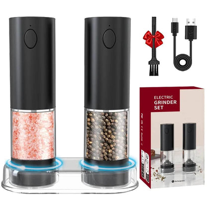 Rechargeable Electric Pepper Grinder – Adjustable Spice Mill SmartPursue™