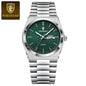 POEDAGAR Top Exquisite Male Watch Stainless Steel Waterproof Luminous Fashion Quartz Men's Watches Date Week Wristwatch For Men NovaCart