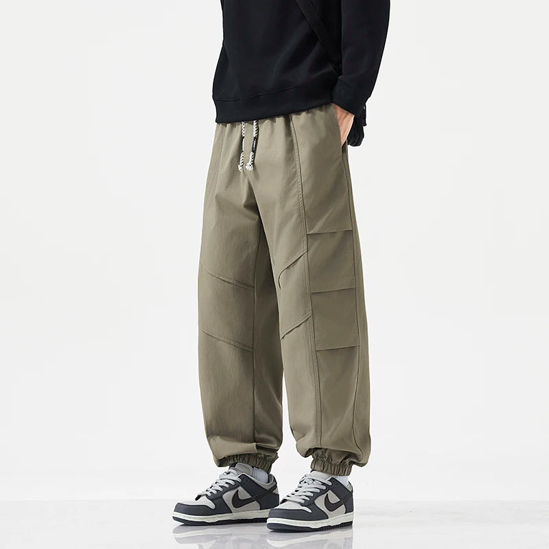 HIQOR Harem Jogger Pants Fashion Men Spring Baggy Trouser Hip Hop Casual Pants Man Pleats Large Size L-6XL Sports Cargo Pants NovaCart