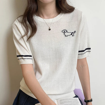 Summer Women's T-shirt 100% Cotton Short Half Sleeve O neck Clothes Solid Casual Pullover Basic Female Top NovaCart