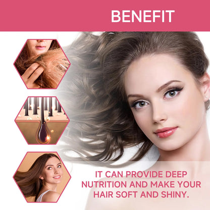 Hair Care Essential Oil Nourishes Frizzy Hair, Thickens The Tail of The Hair, and Freshens The Hair with A Light Fragrance
