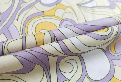 1 meter X 1.4 meter Geometric Patchwork Dress Fabric Soft Viscose Material