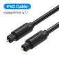 Vention Digital Optical Audio Cable Toslink SPDIF Coaxial Cable 1m 2m for Amplifiers Blu-ray Xbox 360 PS4 Soundbar Fiber Cable Pi-Mart