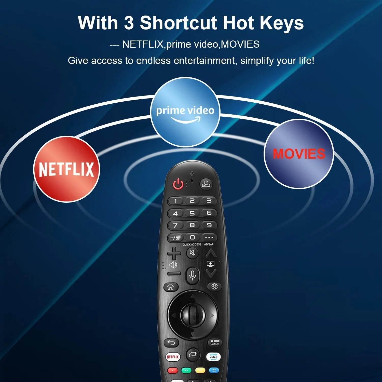 New AN MR20GA AKB75855501 voice pointer remote for smart TV compatible with many models easy operation control tool Pi-Mart