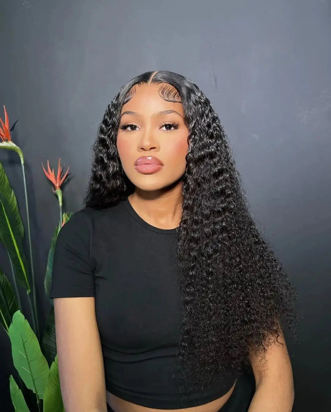 40 50 Inch HD 13x6 Deep Wave Lace Frontal Wigs Brazilian 13x4 Water Wave Curly Lace Front Human Hair Wigs For Women 300 Density NovaCart