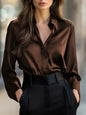 Women’s Spring-Autumn Lapel Button Shirt FitiqueFit