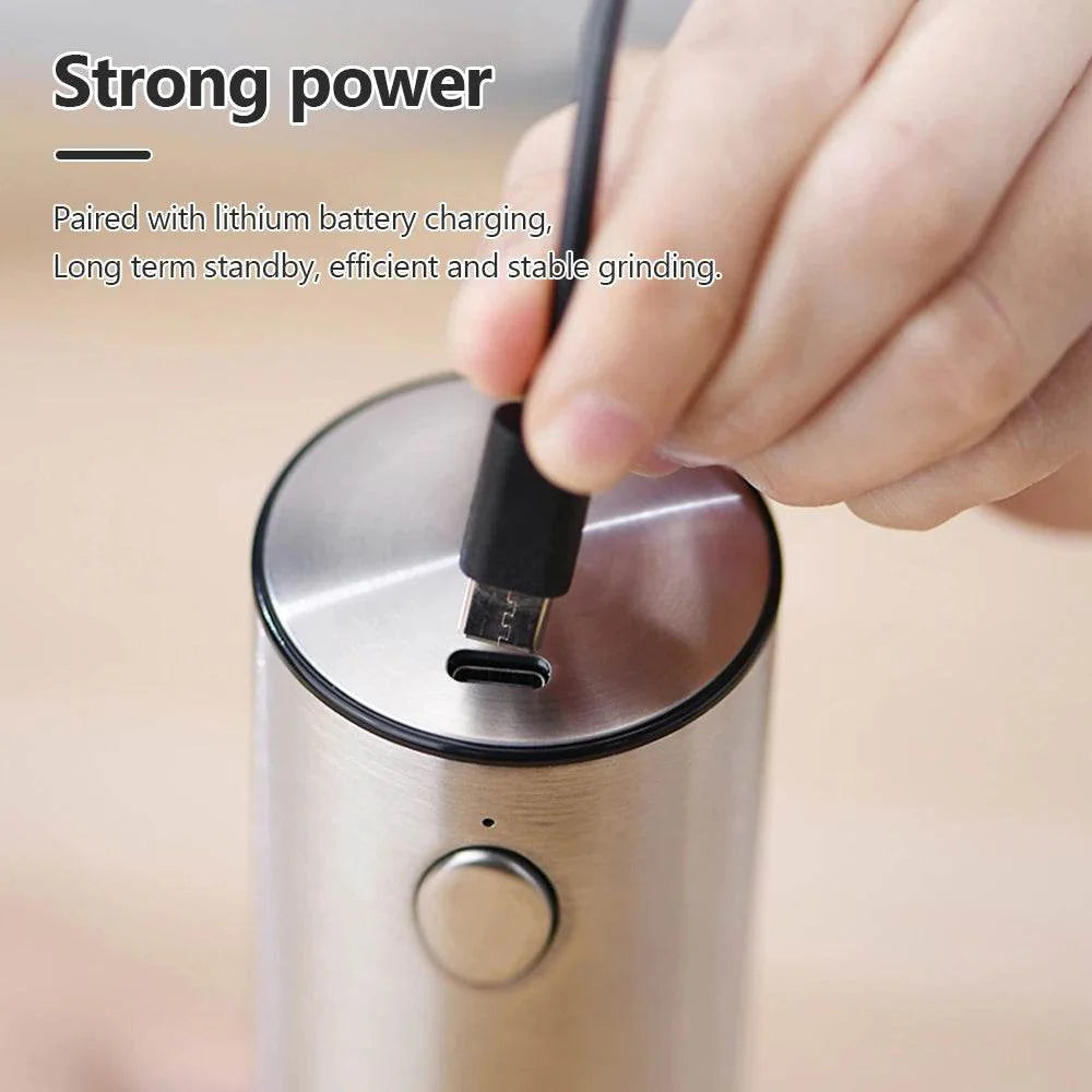 Rechargeable Electric Pepper Grinder – Adjustable Spice Mill SmartPursue™
