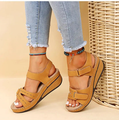 Shoes Women Sandals Fashion Wedge Ladies Shoes Party Women's Sandals Huaraches Elegant Footwear Zapatos De Mujer Female NovaCart