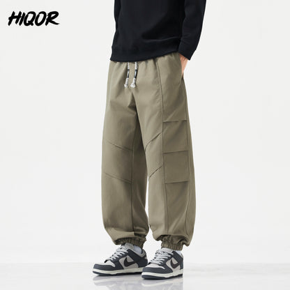 HIQOR Harem Jogger Pants Fashion Men Spring Baggy Trouser Hip Hop Casual Pants Man Pleats Large Size L-6XL Sports Cargo Pants NovaCart