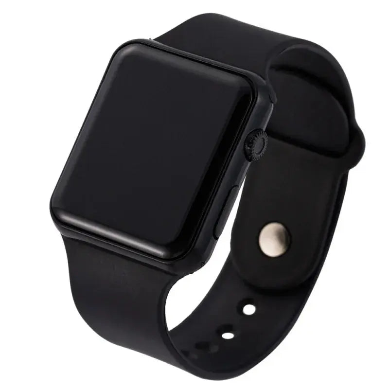 Simple Digital Watch for Men Women Fashion Sport LED Electronic Watch Black Silicone Wristband Casual Mens Watch Reloj Hombre NovaCart