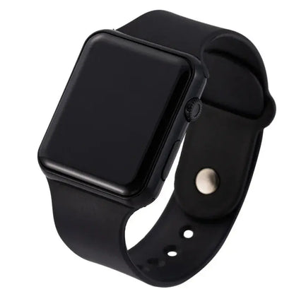 Simple Digital Watch for Men Women Fashion Sport LED Electronic Watch Black Silicone Wristband Casual Mens Watch Reloj Hombre NovaCart