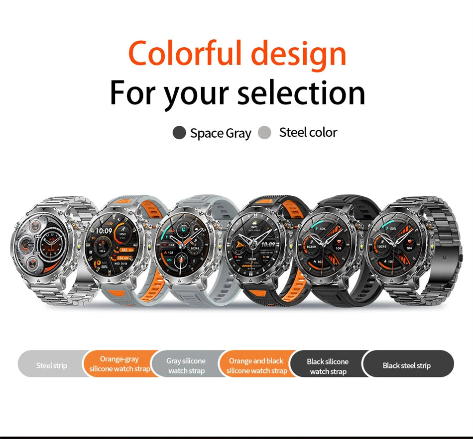 Men Watchs Sports Bracelets IP68 Altimeter Compass Swim track GPS Run RIDE Outdoor Smart Watch Sports GPS Professional New 2026 NovaCart