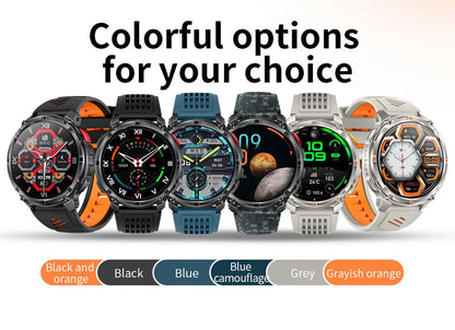 2026 New T-Rex3 Pro 1100mAh Battery Smart Watch GPS path 5ATM Waterproof Sports Run tracker Outdoors Compass Military Smartwatch NovaCart