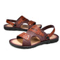 Leather Sandals For Men Summer Fashion Beach Shoes Male Trend Men's Casual Slippers Non-slip Open-toe Sandals Shoes Male NovaCart