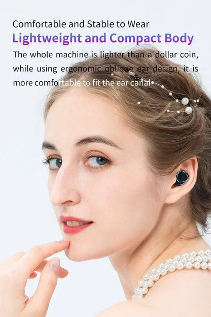 M10 Wireless Headphone Bluetooth Earphones Waterproof Earpieces Sport Earbuds For Huawei Iphone OPPO Xiaomi TWS Music Headset NovaCart