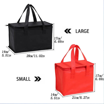 Foldable Insulated Lunch Cooler Bag Portable Thermal Food & Drink Carrier for Picnic Work Beer Delivery Pi-Mart