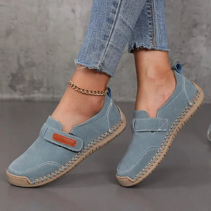 Handmade Leather Women Shoes Casual Comfortable Slip on Loafers Women Leather Shoes Moccasins Walking Shoes Summer Direct Sales NovaCart